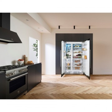 BERTAZZONI RFL6075S5FPNS ΨΥΓΕΙΟ SIDE BY SIDE 135CM ΠΛΑΤΟΣ NO FROST DISPENCER ΝΕΡΟΥ ΠΑΓΟΜΗΧΑΝΗ